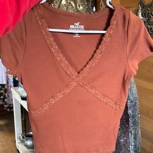 Brownish holister shirt